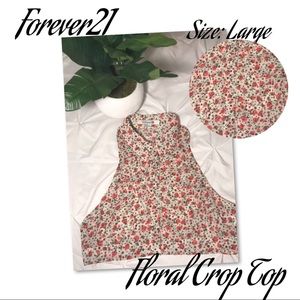 🏷3 for $15🏷 Forever21 Floral Crop Top Large
